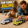 1:28 alloy car model Ford GT racing car lights music door rebound force details Picture